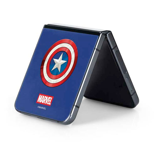 Marvel Captain America Shield Galaxy Z Flip5 5G Skin